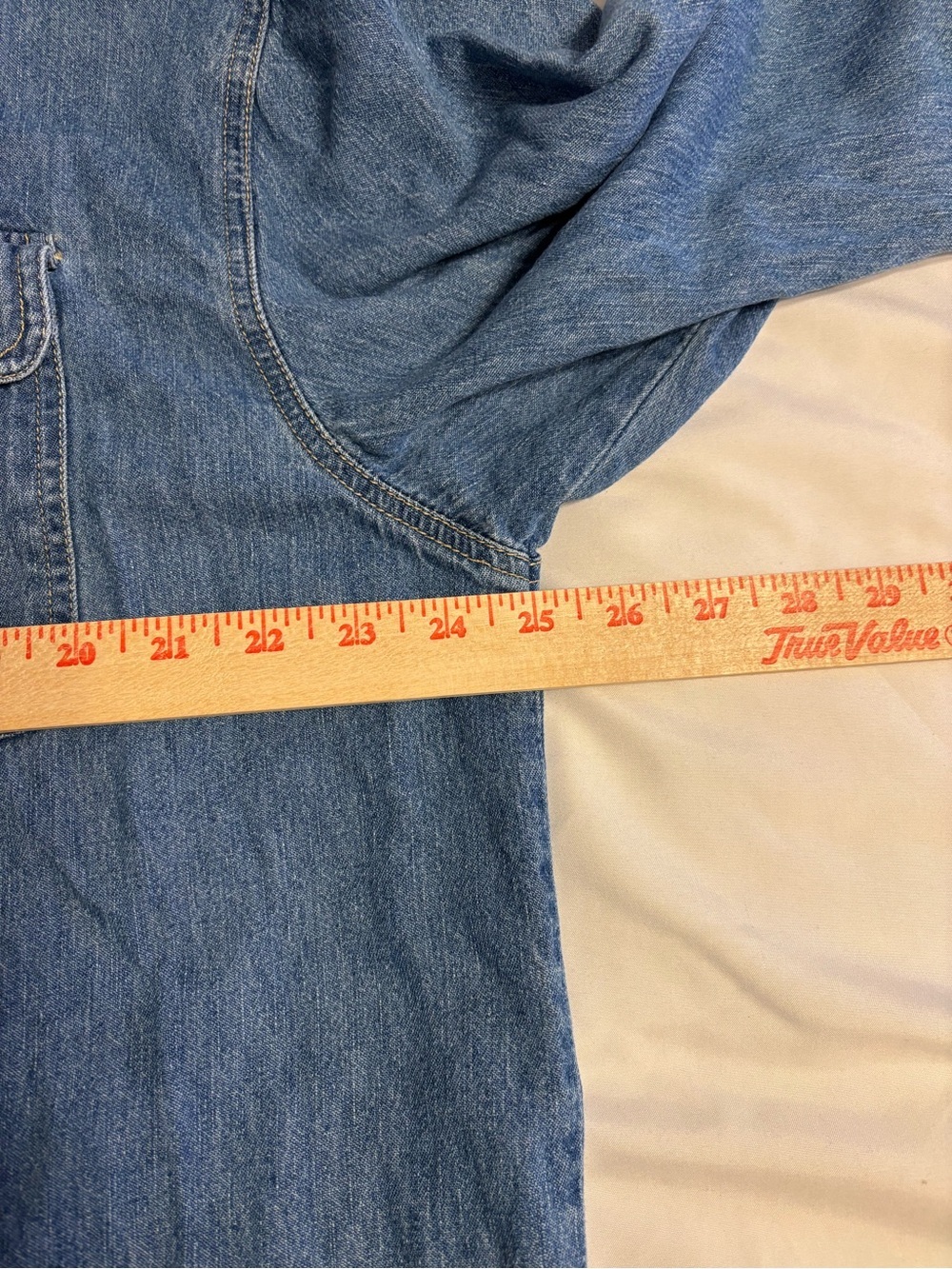 💙 Vintage Kiko-mo Blue Jeans Denim Button Front Shirt Jacket Women’s 20W - Picture 4 of 8
